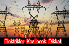 Kırklareli'nde Pazar Gün Elektrik Yok