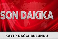 Kaybolan Dağcı Bulundu