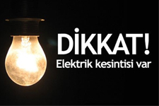 Kırklareli'nde, Pazar Günü Elektrik Kesintisi Olacak