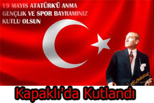 19 Mayıs Kapaklı da Törenle Kutlandı