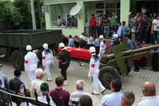 Şehidimizi Son Yolculuğuna Uğurladık