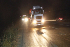 Araçların Paten Yaptığı Karayolu