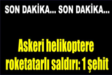 Tezkeresini Alan Askere Hain Saldırı: 1 Şehit