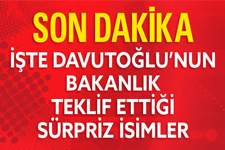 Seçim Hükümeti Bakanları Hangi İsimler?
