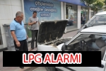 Edirne  - Gaz Kaçıran Lpg'li Araç Paniğe Neden Oldu