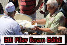 Edirne Vakıflar Bölge Müdürlüğü'nden Etli Pilav İkramı