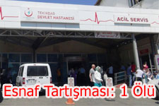 İki Esnaf'ın Tartışması Kanlı Bitti.