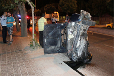 Çanakkale?de Aracıyla Takla Atan Sürücü, Kayıplara Karıştı