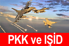 F-16'lar Gece Yarısı Pkk Ve İşid Kamplarına Bomba Yağdırdı