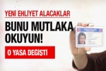 Türkiye - Yeni Yıla Stajyer Ehliyet Uygulaması Geliyor!